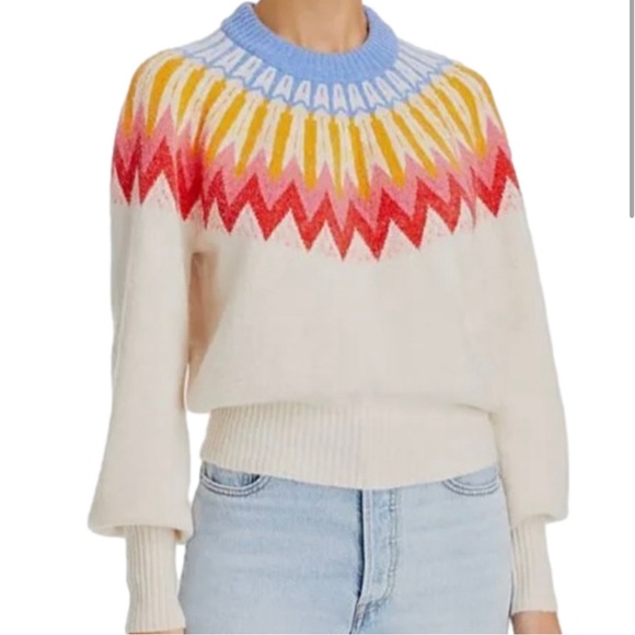 French Connection Sweaters - FRENCH CONNECTION NEYA FAIR ISLE SWEATER